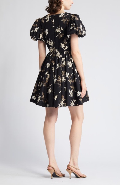 dress with floral print