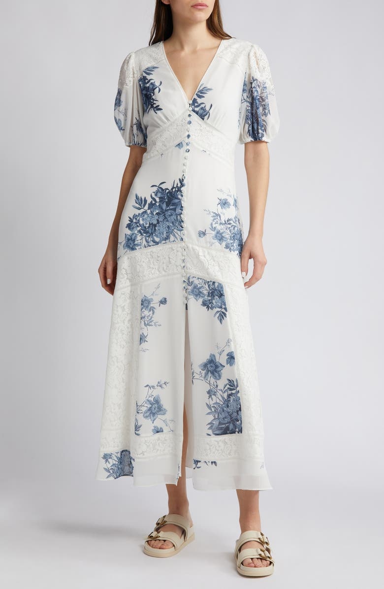 dress with floral print