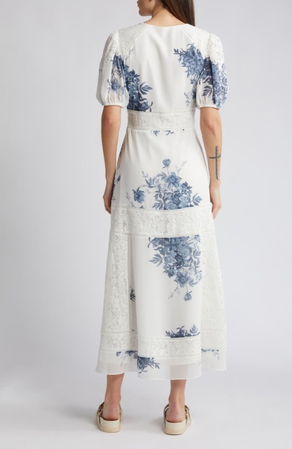 dress with floral print