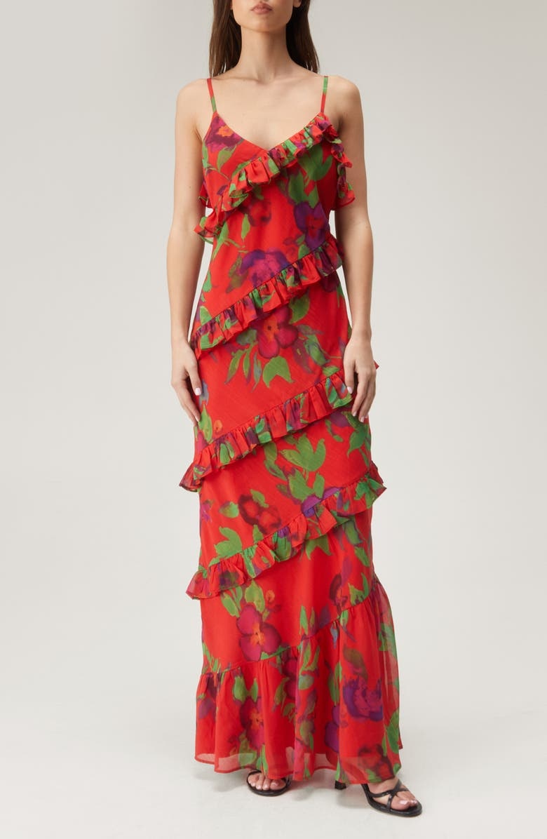 dress with floral print