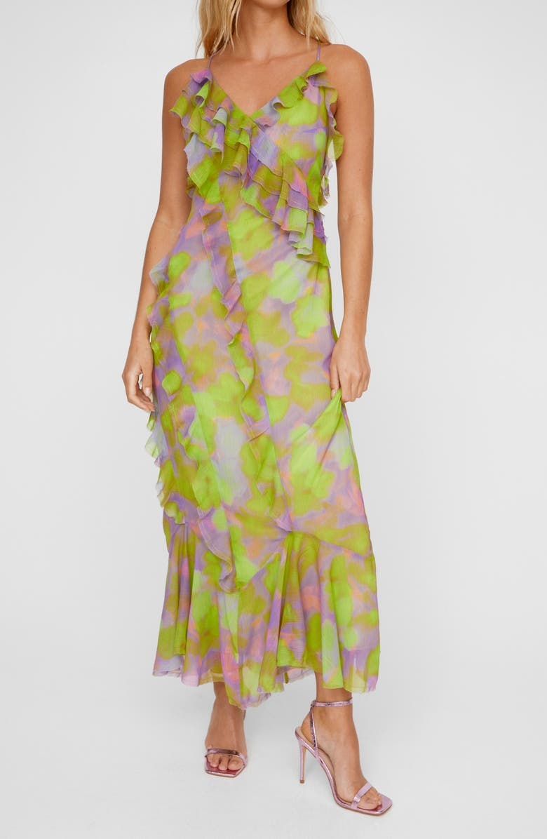 dress with floral print