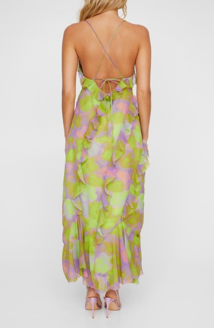 dress with floral print