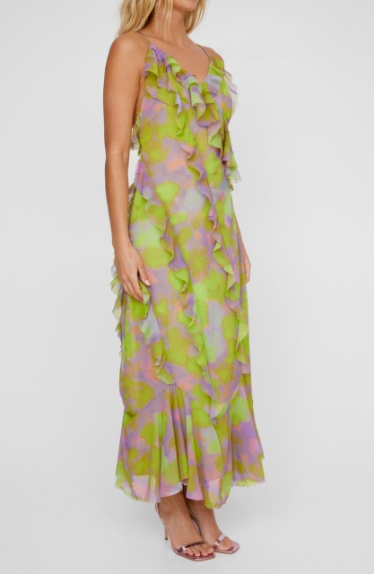 dress with floral print