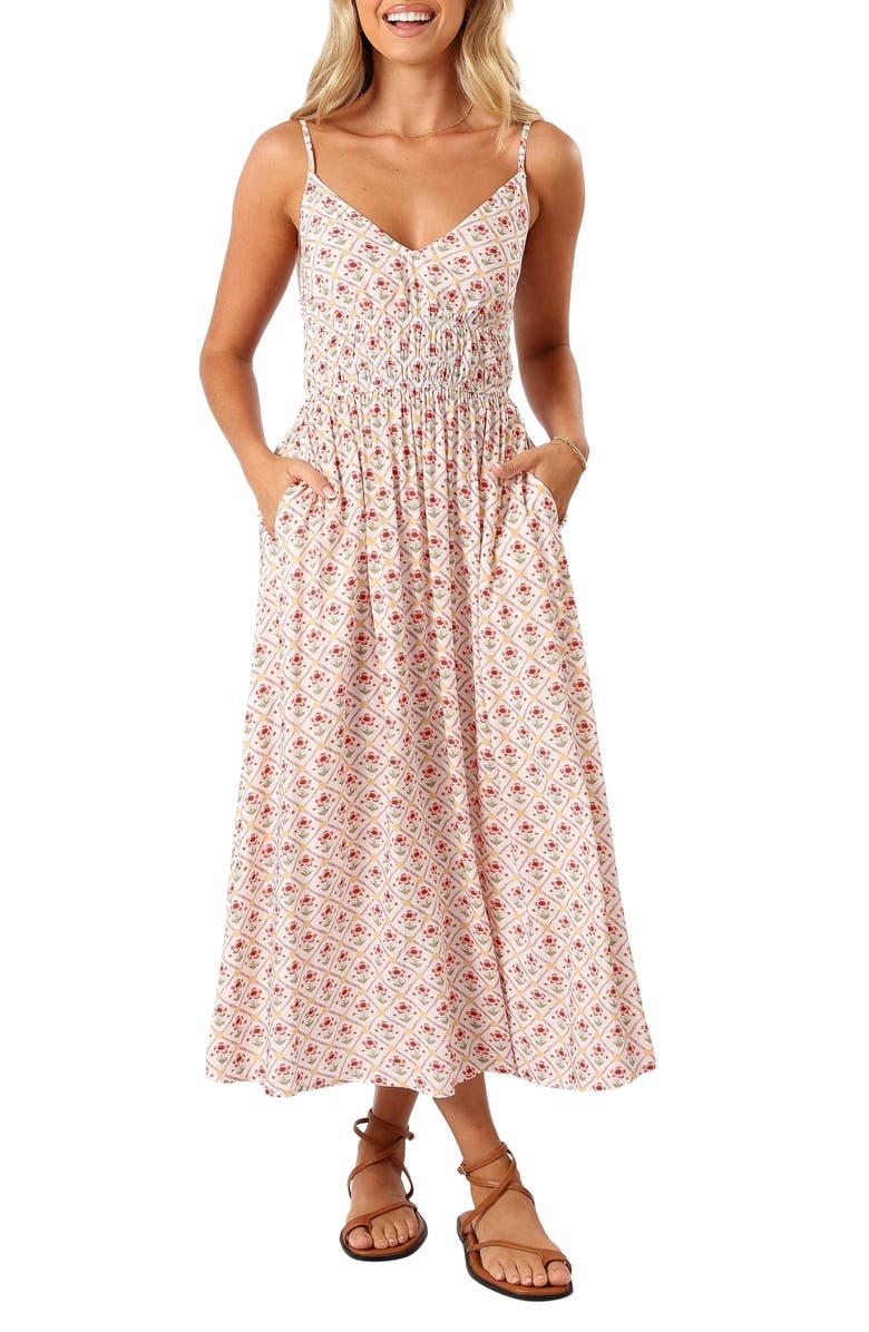 dress with floral print