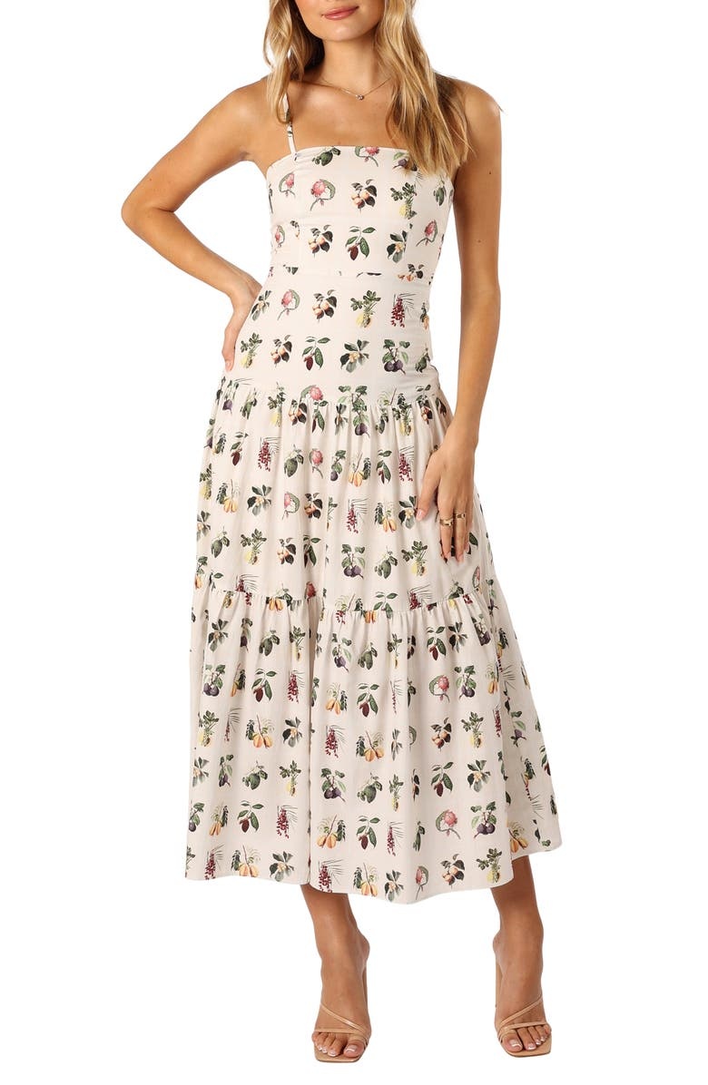 dress with floral print