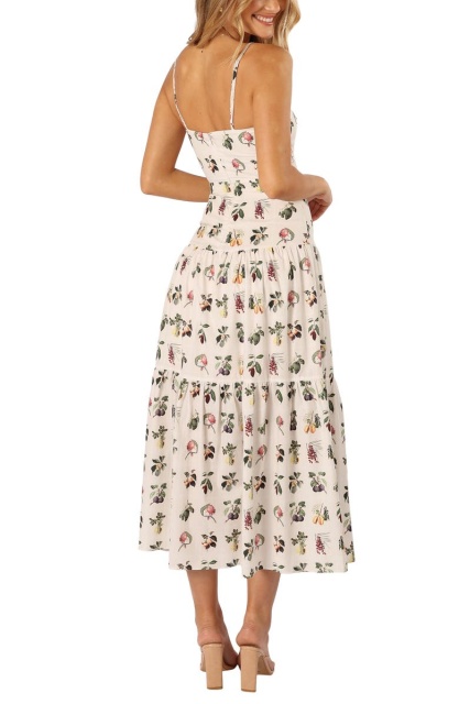 dress with floral print