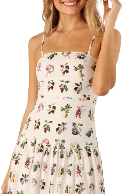 dress with floral print