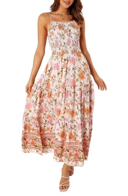 dress with floral print