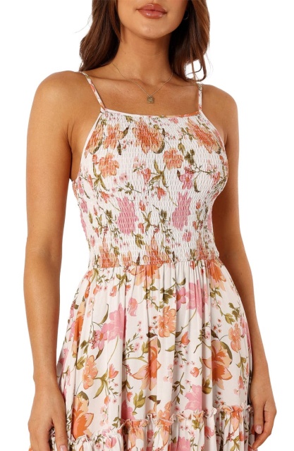 dress with floral print
