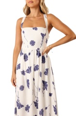 dress with floral print