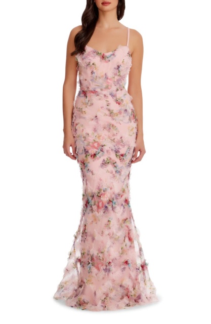 dress with floral print