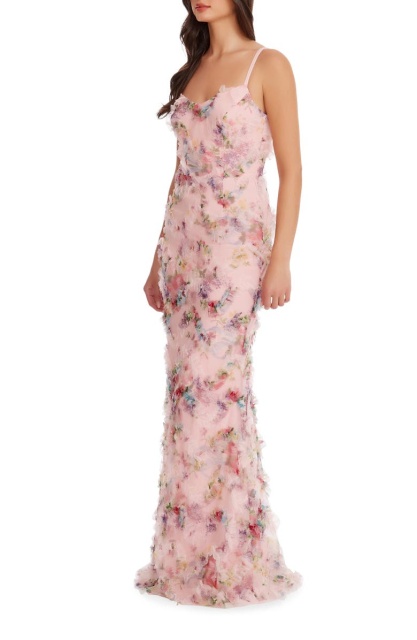 dress with floral print