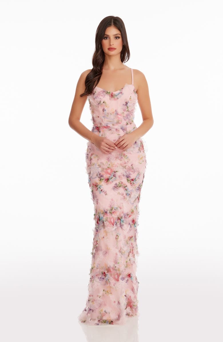 dress with floral print