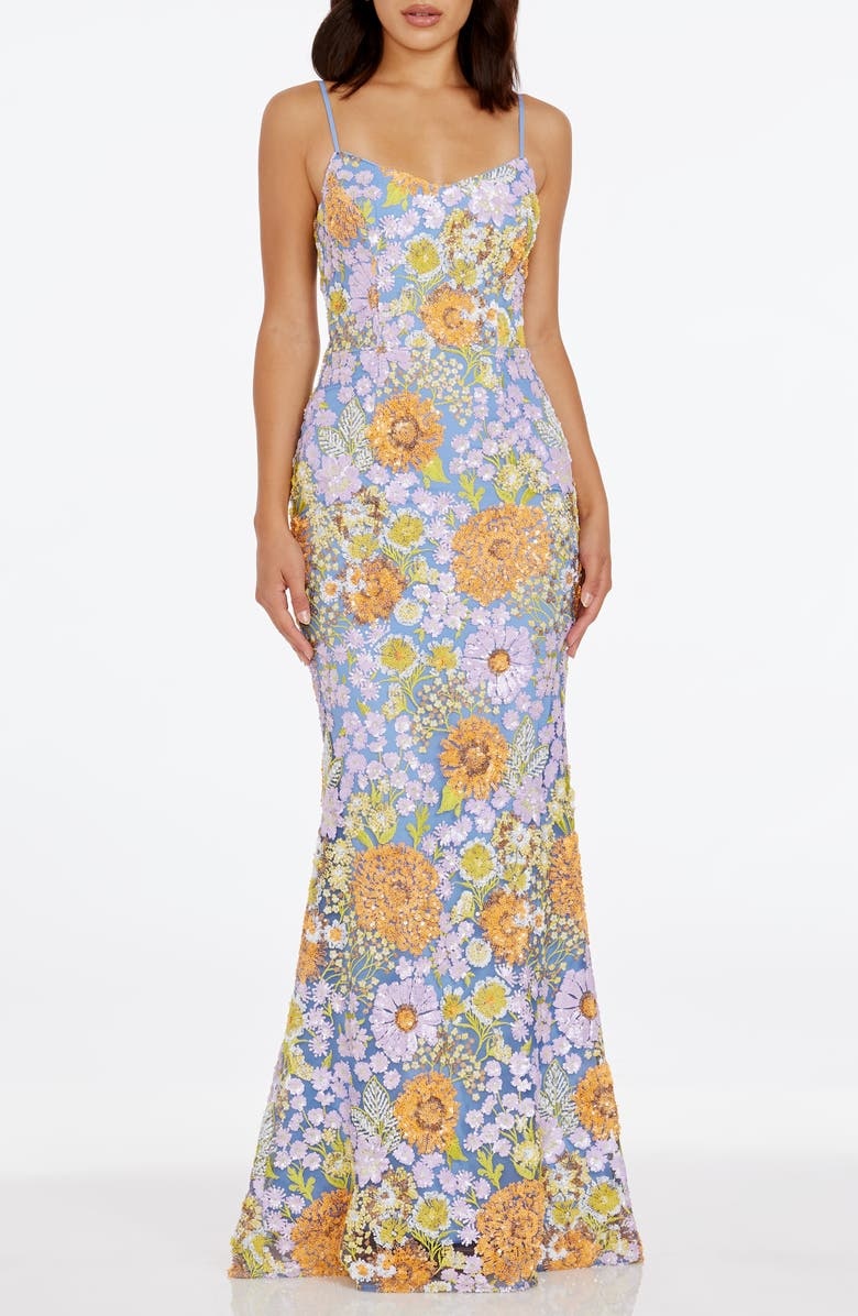 dress with floral print