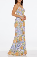 dress with floral print