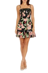 dress with floral print