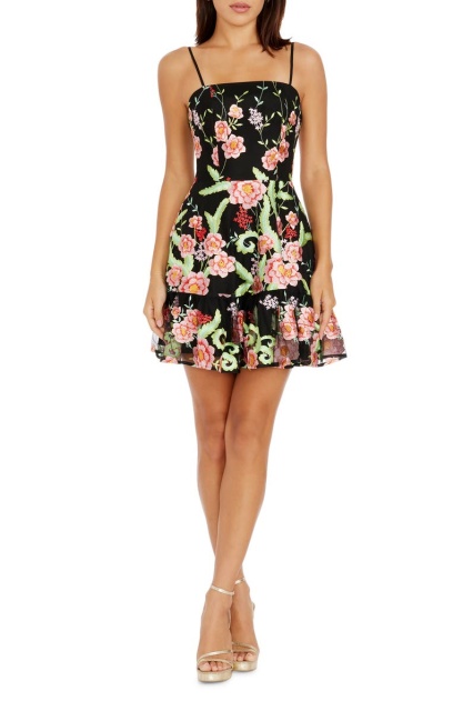 dress with floral print