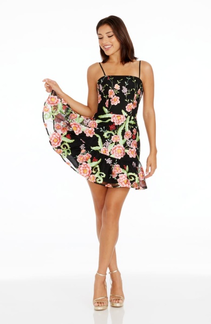 dress with floral print