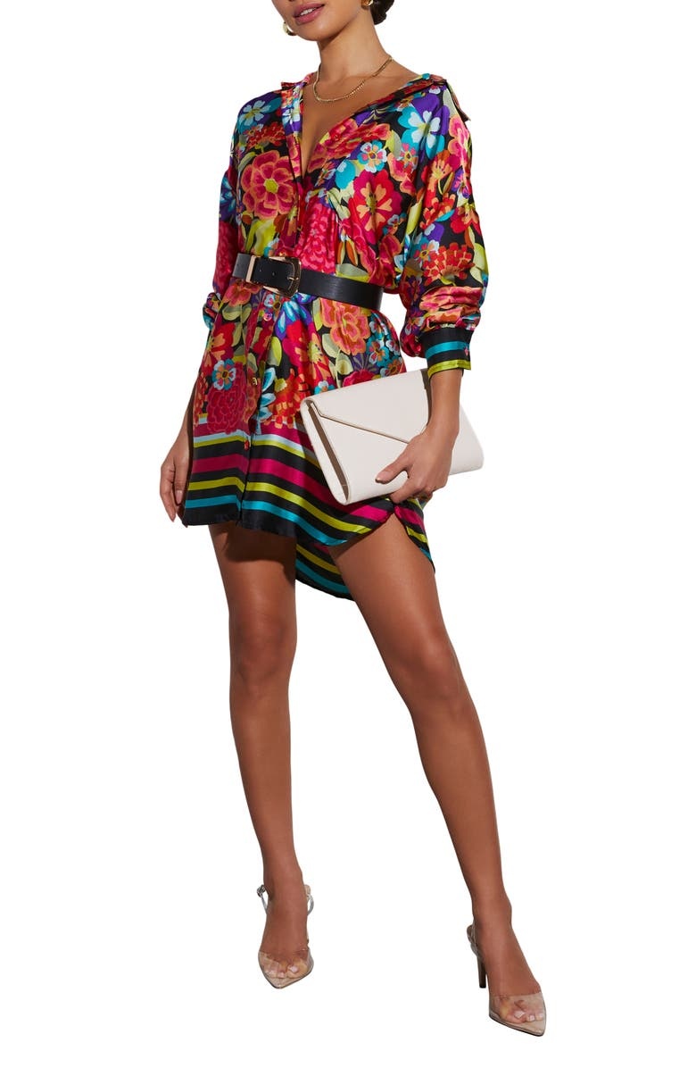 dress with floral print