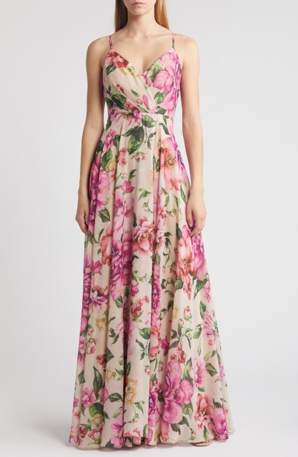 dress with floral print