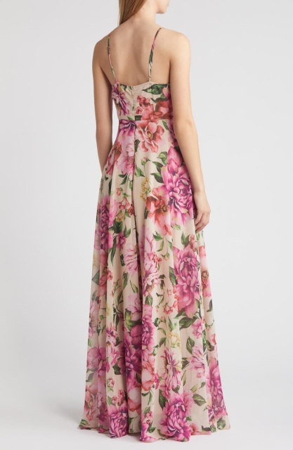 dress with floral print