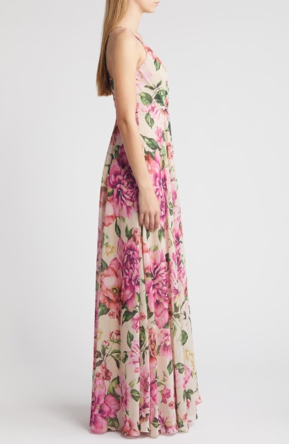 dress with floral print