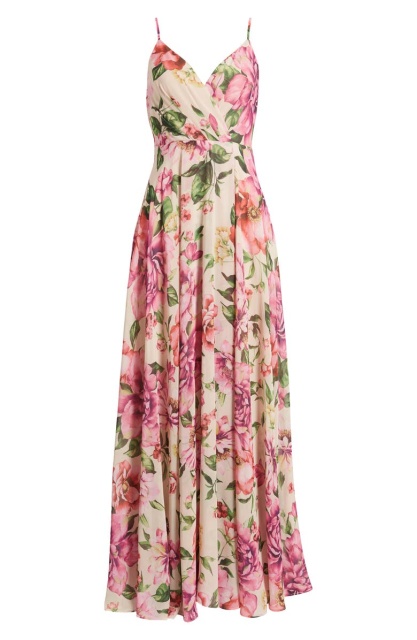 dress with floral print