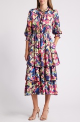 dress with floral print
