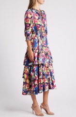 dress with floral print