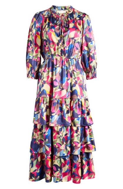 dress with floral print
