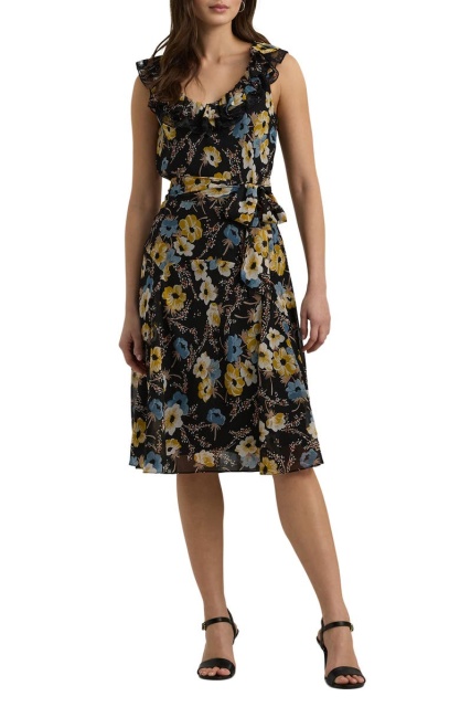 dress with floral print