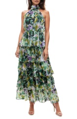dress with floral print
