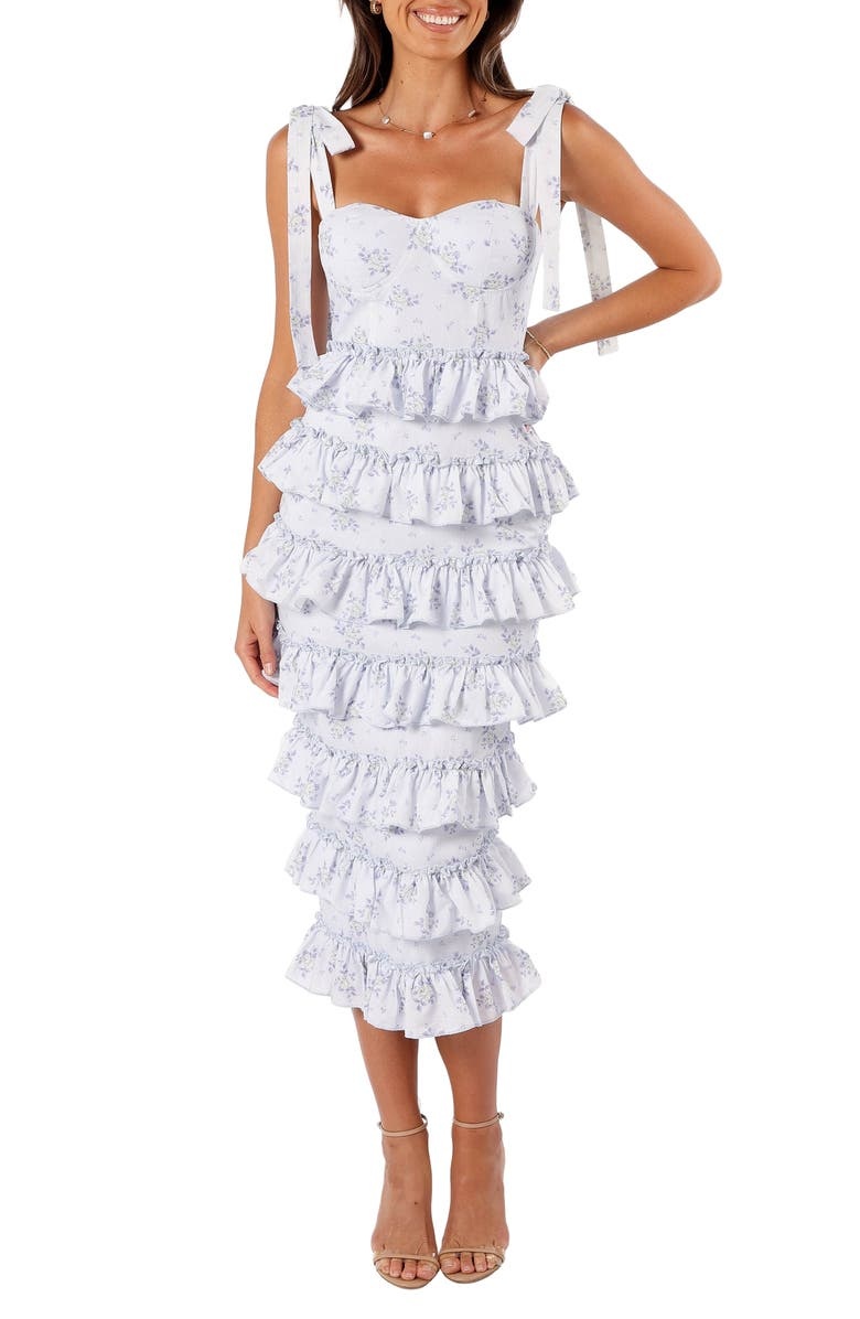 dress with floral print