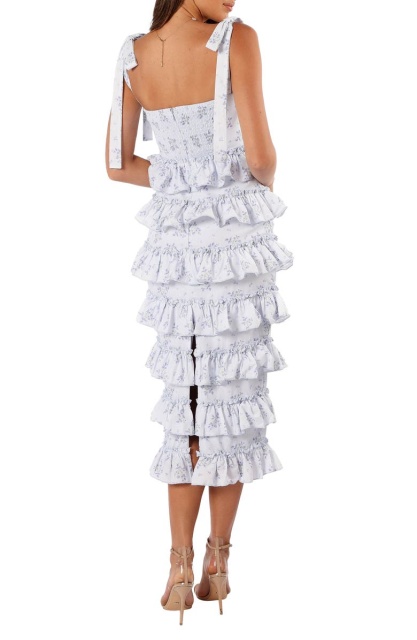 dress with floral print