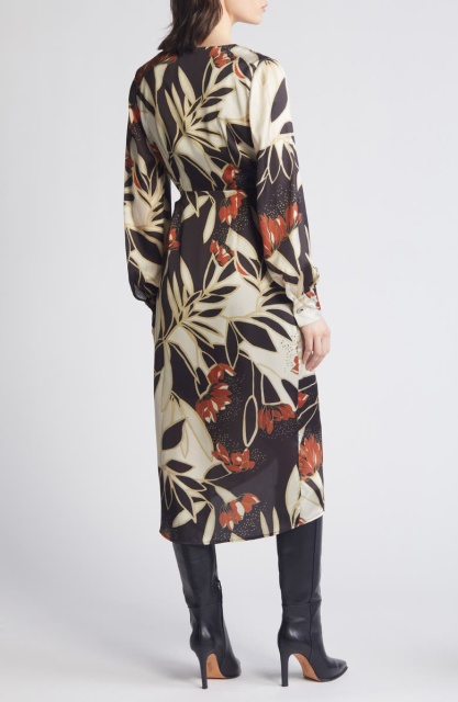 dress with floral print