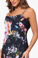 dress with floral print