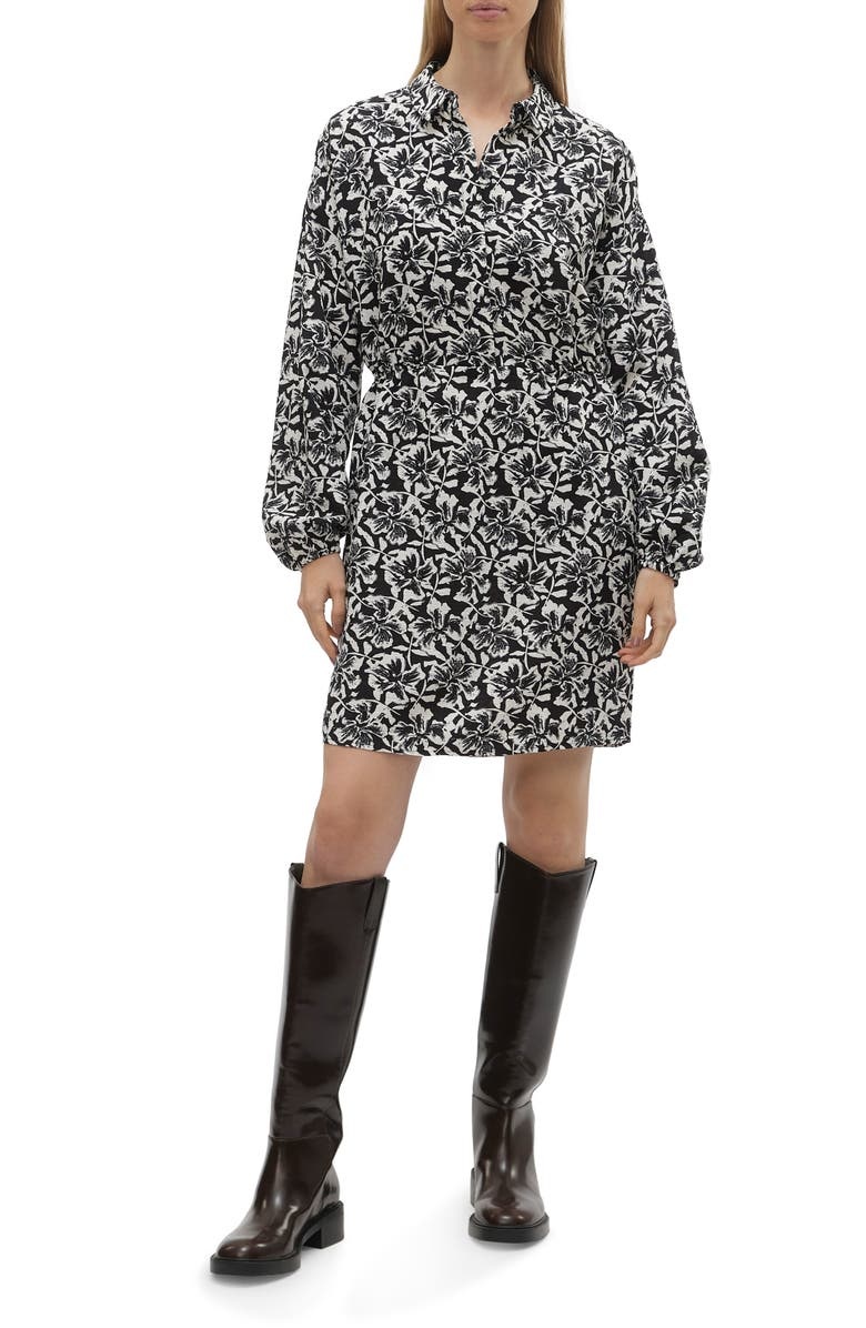 dress with floral print
