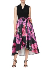 dress with floral print