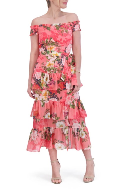 dress with floral print