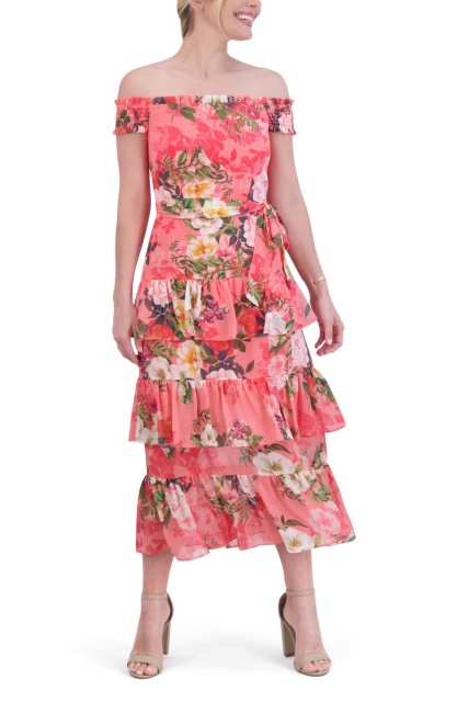 dress with floral print