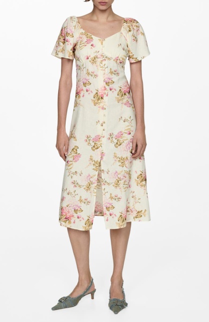 dress with floral print