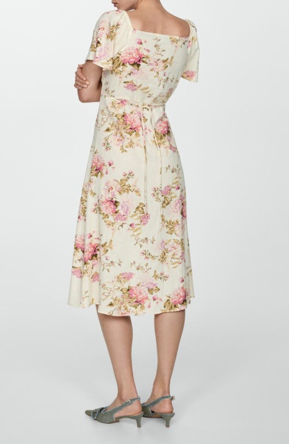 dress with floral print