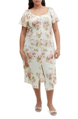 dress with floral print