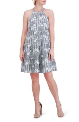 dress with floral print