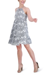 dress with floral print