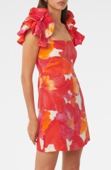 dress with floral print
