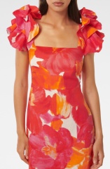 dress with floral print