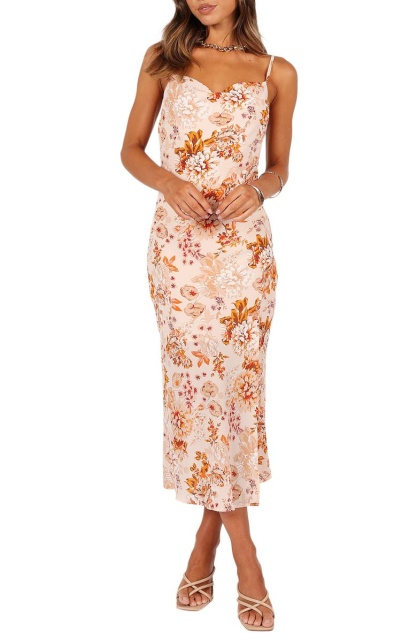 dress with floral print