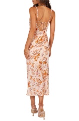 dress with floral print