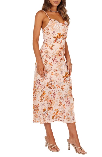 dress with floral print